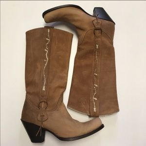 SONORA Leather Boots. Made in Mexico. gently used